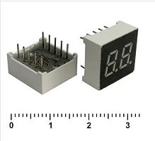 Индикатор цифровой KEM- 3203AG  зеленый  7-сегм. 10pin (14х15х6мм)  общий катод 2-разрядный