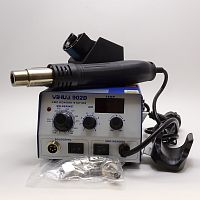 Паяльная станция YIHUA YH-902D (паяльник + фен турбинный + 3насадки)