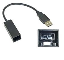 Авторазъем переходник TOYOTA, MITSUBISHI (разъем 3pin /USB-AM на кабеле 0.17см) "USB TY-FC103"