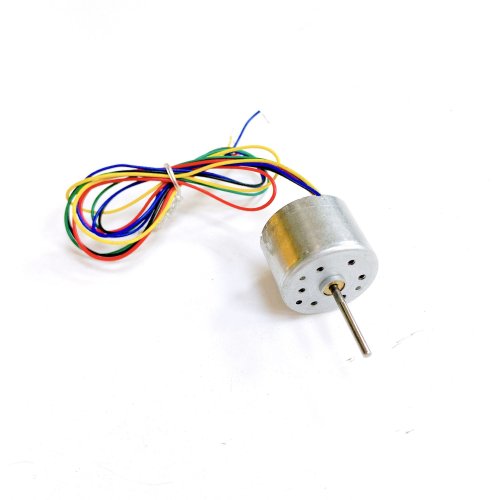 МОТОР бесщеточный высокоскоростной DC 20-24V 2418  7750 об/мин б/нагр  (Момент: 15 г.см.); встроенный датчик оборотов; для проектов ARDUINO; Вал: длин