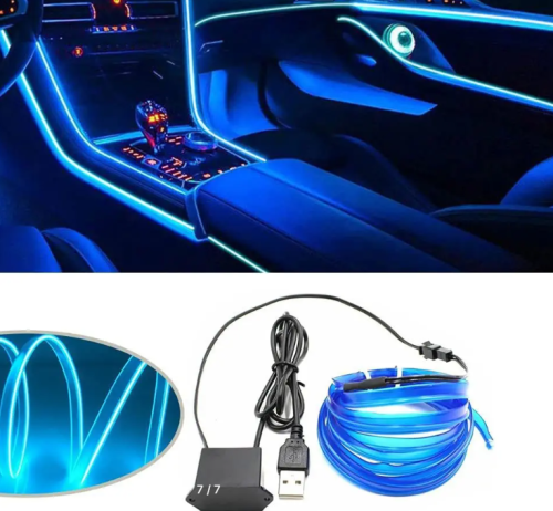 Подсветка в салон авто Питание от USB:5V предназначен для подсветки салона автомобиля