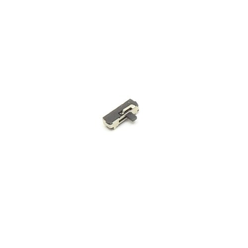 Перекл. Движковый CB-009 3 PIN ON-ON на 2 положен. (8,9x3x2мм) толкатель (h1,8х1,5х1 мм) вертик. монтаж, корп. метал.№2