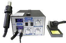 ПАЯЛЬНАЯ СТАНЦИЯ   ELEMENT-852D+ с набором для пайки (ПАЯЛЬНИК+ФЕН-турбинный)  P= 700Вт, вых.напряж. 10В/26В/29В