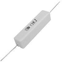 РЕЗИСТОР 10W   13 KOM керамика SQP10 RX27-1