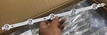 Светодиодная планка для подсветки ЖК панелей 40" 3V (5линз) 410х15мм Samsung, LG, SVS400A89_REV10_5LED_140124 