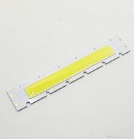 МАТРИЦА СВ/ДИОДНАЯ ЛИНЕЙНАЯ БЕЛЫЙ (COB) 20W Udc=32-34V I=600mA 6000K 90-100Lm*1W IP67; габар: 113ммх20мм; алюминиевая основа ( <LED> )