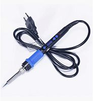 ПАЯЛЬНИК  60W  220V с LCD диспл. электронная регул-ка  t-ры ( 200-450C ); ELEMENT-960D, Кнопки регулировки темп-ры и вкл/ выкл. на ручке; керамич. наг