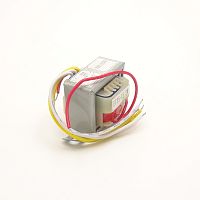 Трансформатор 220V 12V x 2 / 2 x 83mA (0,083A) (EI35*15) 2W (36x34x31) (крепление 45мм) красн-220V , зел.-12V , бел.-12V китай