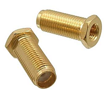 Корпус разъма SMA-K 15 (15мм наружная резьба) GOLD 