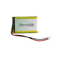 АККУМУЛЯТОР LP 103450-PCM (50х34х10мм) 3,7v 2000mAh Li-Pol (с платой защиты- PCM), (элемент) с проводами и с фирменным штекером;