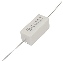 РЕЗИСТОР 5W     110 OM керамика SQP5 RX27-1