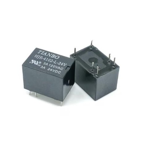 Реле э/м DC12V 3A 6pin, пайка (PCB), Контакты: 1 перекл.группа (1С) (24VDC/3A; 120VAC/3A) 15,7x10,4x11,7мм (TIANBO HJR-4102-L-12V) Реле э/м DC12V 3A 6pin, пайка (PCB), Контакты: 1 перекл.группа (1С) (24VDC/3A; 120VAC/3A) 15,7x10,4x11,7мм (TIANBO HJR-4102-L-12V)
