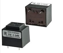 Трансформатор 220V 9V х 2 / 2 х 277ma 6pin (ТПГ-2 2х9В) 2,5W (32,5 x 27,5 x 30,0 мм) 