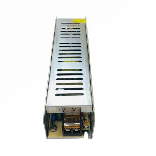 Блок питания для св/д техники, 12V, 8.3A, 100W, штекер: разьем под болт, Strait (узкий), 187x47x37мм, IP20, вх: AC 110-240V, вх. разъем: разъем под бо фото 3