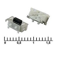 Микрокнопка прямоугольная тактовая, 2pin, 6x3,5x3,5мм, L=1мм, SMD (IT-1188E, TS-1188E)