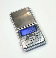 Весы цифровые 0 - 200гр х 0,01гр. MH-200; с подсветкой; (бат R03/2 AAA в комплекте)