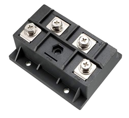 MOST 200A, 1600V MDQ200-16 однофазный под винт (94х54х30мм) + радиатор (110х100х50мм)  фото 2