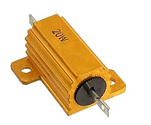 РЕЗИСТОР 20W       2 OM 5% RX24 силовой в алюминиевом корпусе 