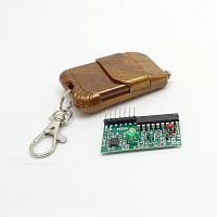 МОДУЛЬ ДУ устройствами 4 канала ( 433 MHz ) ( Приемник+ Передатчик- пульт: 4 кн. ) Для радиоупр.моделей; освещ; откр.дверей, жалюзи и др. Uпит. приемн