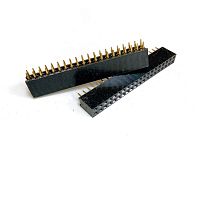 PBD-40 40pin (двухрядн. 2*20) шаг=2.54мм гнездо на плату (PBD40 (PBD 2x20)/ответная часть PLD-40 (2х20) разъём штыревой Двухрядный на плату 40pin
