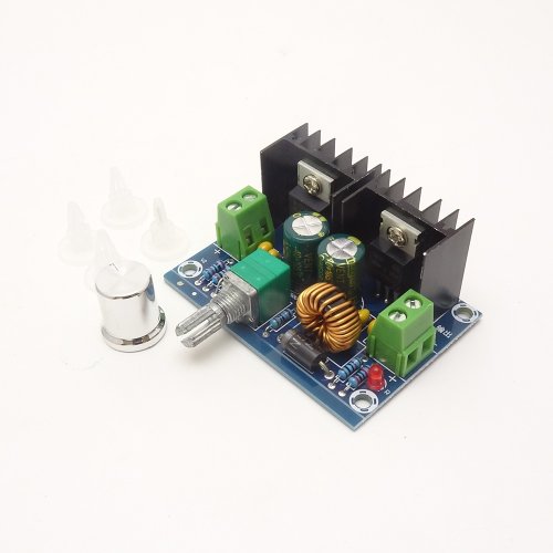 Понижающий DC-DC  4,0...40V >> 1,25...38V (регулир.);  max 8A  200W на XL4016    Преобраз.напряжения, КПД=94%, частота: 180кГц; габар: 61*41*27  