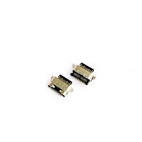 Разъем USB 3.1 Type-C Гнездо на плату (24pin /12+12/ SMD /4 уст. лепестка SMD) тип-C ver.3.1 Гориз.исп; врезн.монт.м; (дл=7.7мм/шир=9.3мм/11.4мм с кре