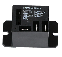 Реле э/м AC220V 40A 5pin, на корпус, Контакты: 1 перекл.группа (1С) () 50,2x32,5x27,5мм (NHG NT90TPNCE220CB/ NT90TP-N-C-E-AC220V-S-B ) Контакты под кл